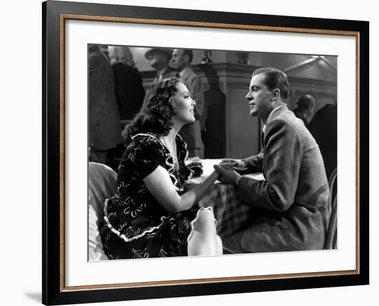 Fallen Angel, Linda Darnell, Dana Andrews, 1945-null-Framed Photo