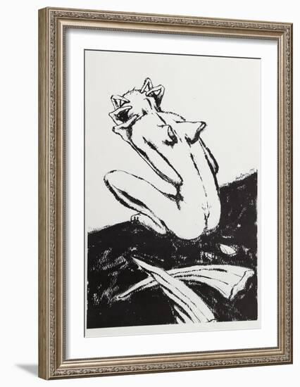 Fallen Demon from The Illusions Suite-Clive Barker-Framed Collectable Print