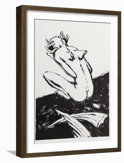 Fallen Demon from The Illusions Suite-Clive Barker-Framed Collectable Print