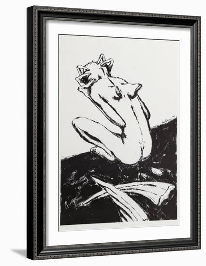 Fallen Demon from The Illusions Suite-Clive Barker-Framed Collectable Print
