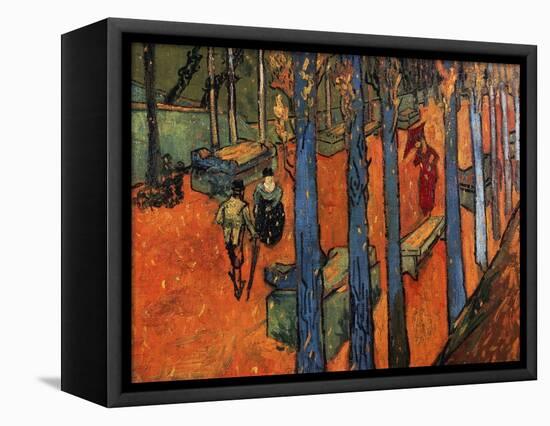 Falling Autumn Leaves, 1888-Vincent van Gogh-Framed Premier Image Canvas
