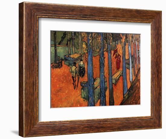 Falling Autumn Leaves, 1888-Vincent van Gogh-Framed Giclee Print