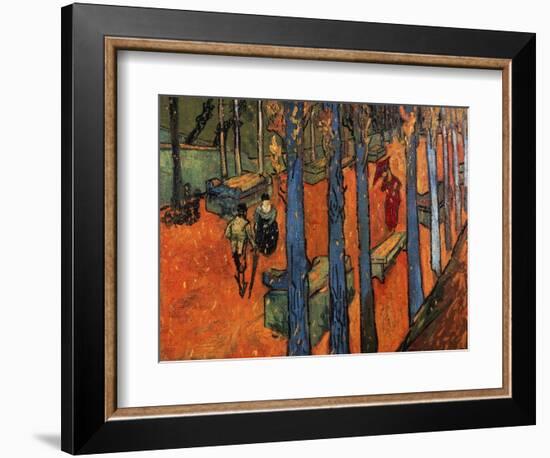 Falling Autumn Leaves, 1888-Vincent van Gogh-Framed Giclee Print