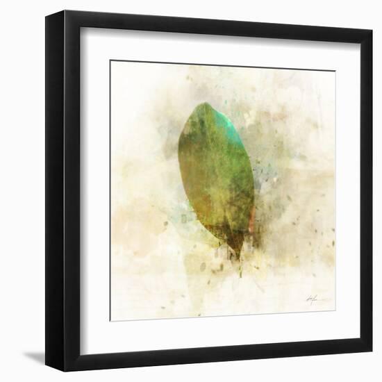 Falling Birch Leaf-Ken Roko-Framed Art Print