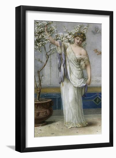 Falling Blossum-Augustus Jules Bouvier-Framed Giclee Print