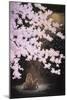 Falling Cherry Blossoms-Joh Naito-Mounted Giclee Print
