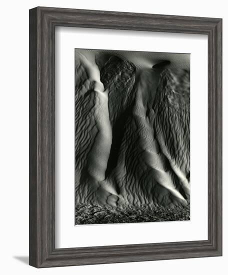 Falling Dune Wall, White Sands, 1975-Brett Weston-Framed Photographic Print