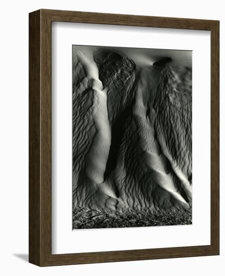 Falling Dune Wall, White Sands, 1975-Brett Weston-Framed Photographic Print