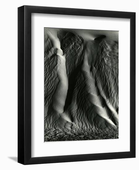 Falling Dune Wall, White Sands, 1975-Brett Weston-Framed Photographic Print