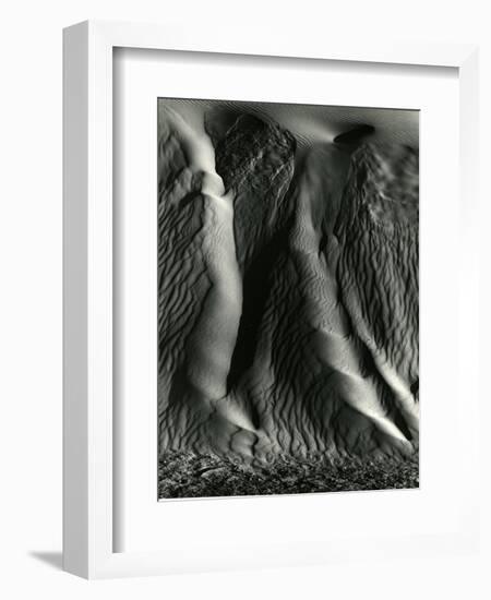 Falling Dune Wall, White Sands, 1975-Brett Weston-Framed Photographic Print