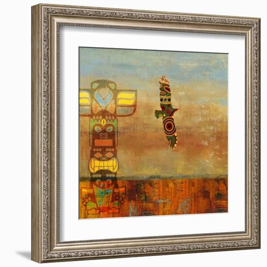 Falling Feather-Andrew Michaels-Framed Art Print