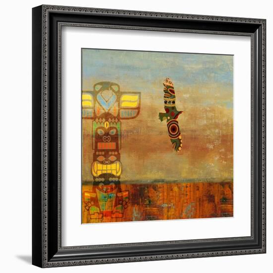Falling Feather-Andrew Michaels-Framed Art Print
