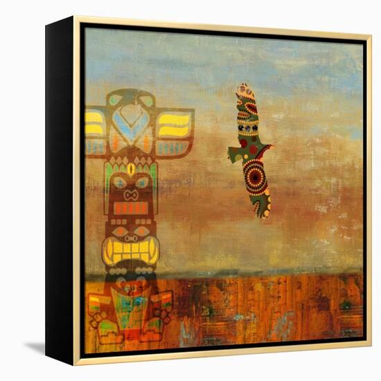 Falling Feather-Andrew Michaels-Framed Stretched Canvas
