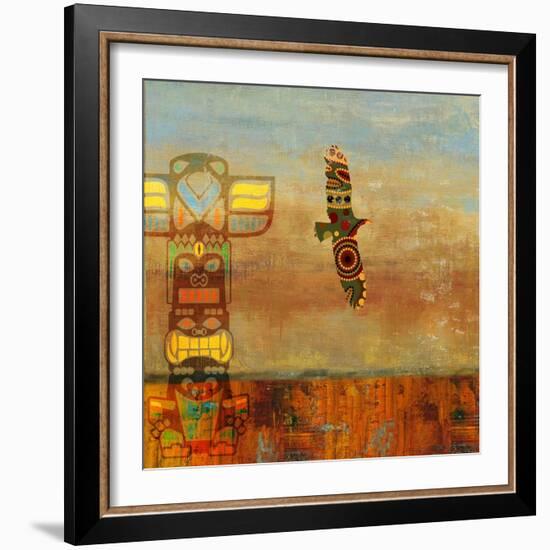 Falling Feather-Andrew Michaels-Framed Art Print