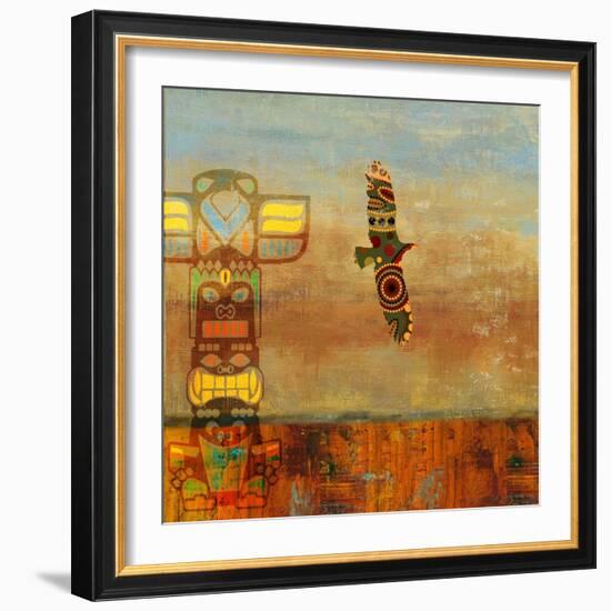 Falling Feather-Andrew Michaels-Framed Art Print