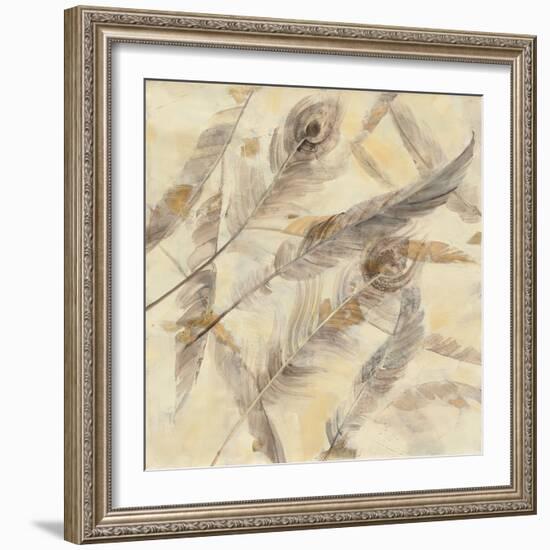 Falling Feathers-Albena Hristova-Framed Art Print