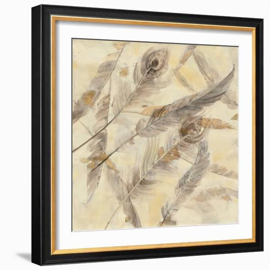 Falling Feathers-Albena Hristova-Framed Art Print