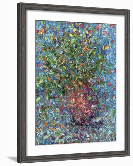 Falling Flowers-James W Johnson-Framed Giclee Print