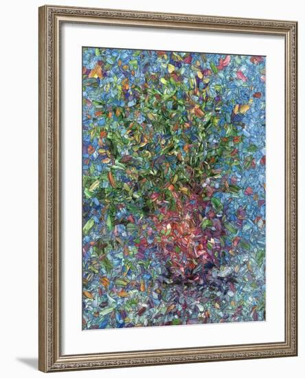 Falling Flowers-James W Johnson-Framed Giclee Print