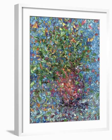 Falling Flowers-James W Johnson-Framed Giclee Print