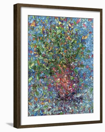 Falling Flowers-James W Johnson-Framed Giclee Print