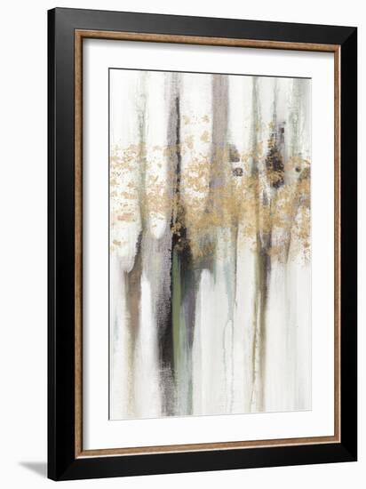 Falling Gold Leaf I-Studio W-Framed Premium Giclee Print