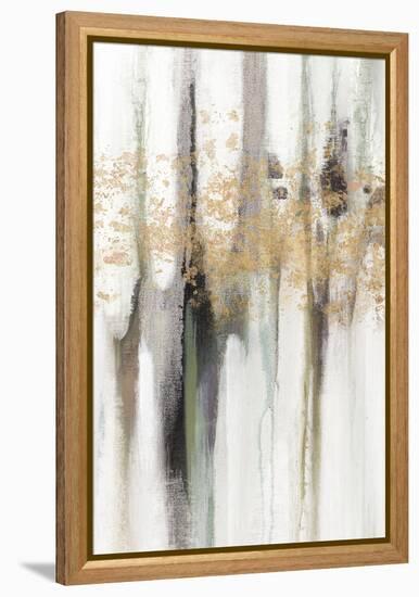 Falling Gold Leaf I-Studio W-Framed Stretched Canvas