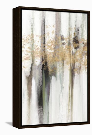 Falling Gold Leaf I-Studio W-Framed Stretched Canvas