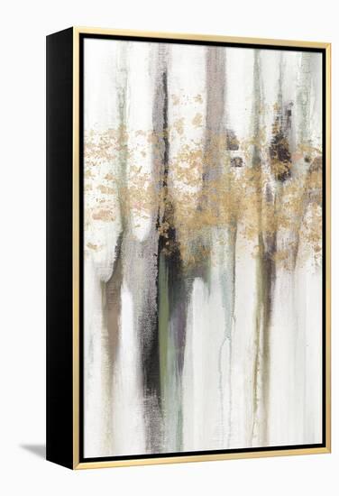 Falling Gold Leaf I-Studio W-Framed Stretched Canvas