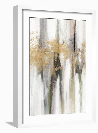 Falling Gold Leaf II-Studio W-Framed Premium Giclee Print