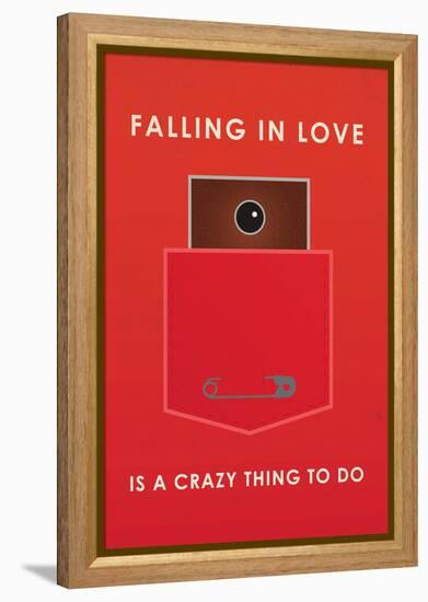 Falling In Love Is A Crazy Thing To Do-null-Framed Stretched Canvas