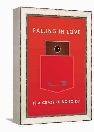 Falling In Love Is A Crazy Thing To Do-null-Framed Stretched Canvas