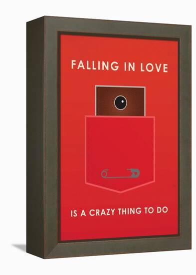 Falling In Love Is A Crazy Thing To Do-null-Framed Stretched Canvas