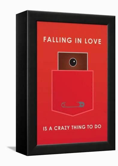 Falling In Love Is A Crazy Thing To Do-null-Framed Stretched Canvas