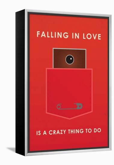 Falling In Love Is A Crazy Thing To Do-null-Framed Stretched Canvas