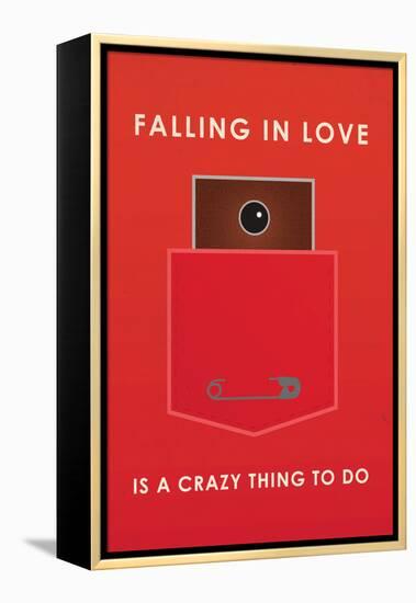 Falling In Love Is A Crazy Thing To Do-null-Framed Stretched Canvas
