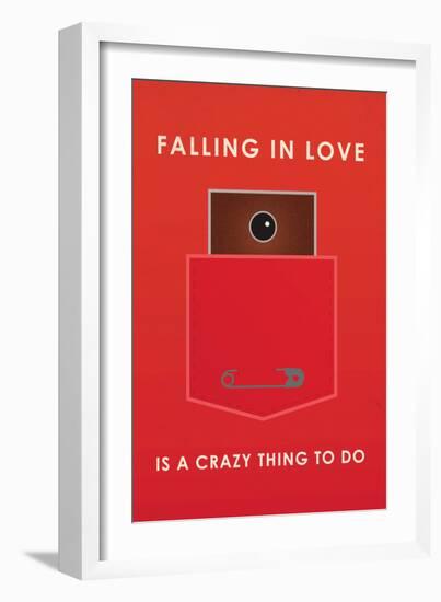 Falling In Love Is A Crazy Thing To Do-null-Framed Premium Giclee Print