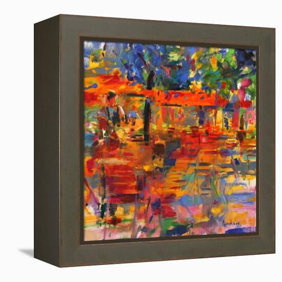 Falling Leaves, Paris-Peter Graham-Framed Premier Image Canvas