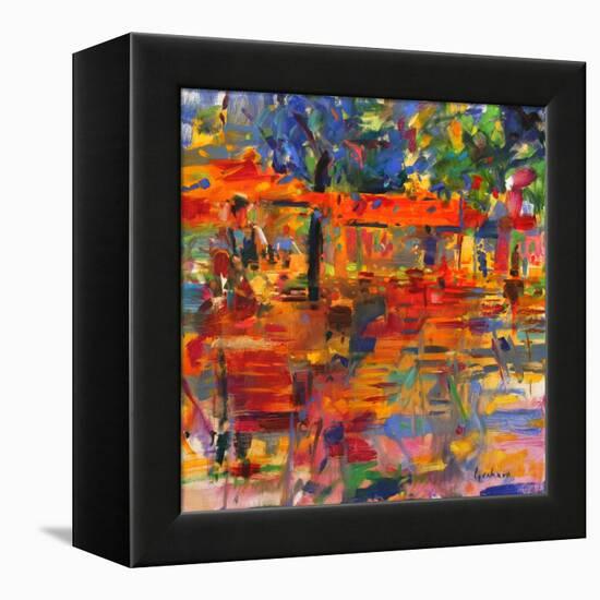 Falling Leaves, Paris-Peter Graham-Framed Premier Image Canvas