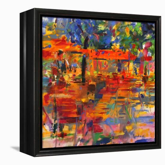 Falling Leaves, Paris-Peter Graham-Framed Premier Image Canvas