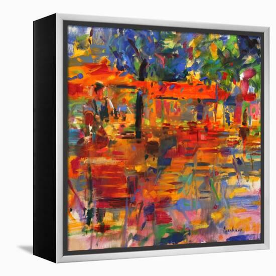 Falling Leaves, Paris-Peter Graham-Framed Premier Image Canvas