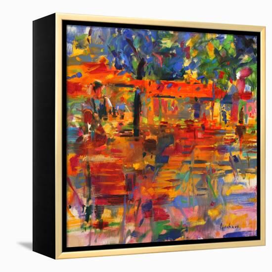 Falling Leaves, Paris-Peter Graham-Framed Premier Image Canvas