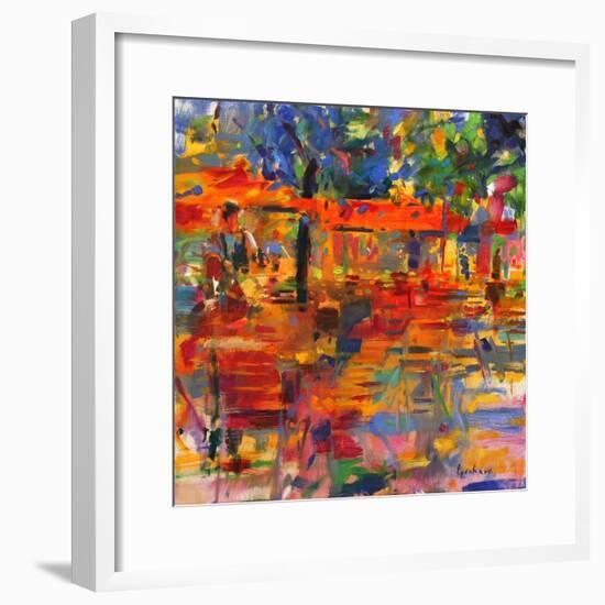 Falling Leaves, Paris-Peter Graham-Framed Premium Giclee Print