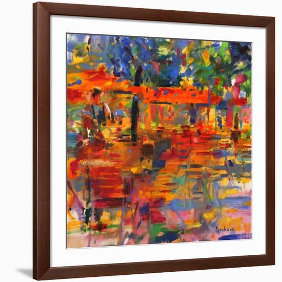 Falling Leaves, Paris-Peter Graham-Framed Giclee Print