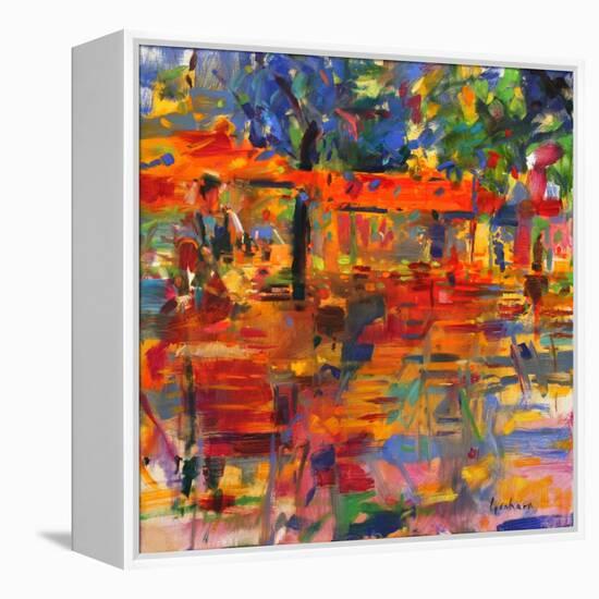 Falling Leaves, Paris-Peter Graham-Framed Premier Image Canvas