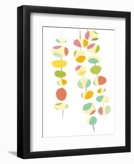 Falling Leaves Two-Jan Weiss-Framed Art Print