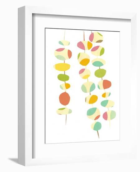 Falling Leaves Two-Jan Weiss-Framed Art Print