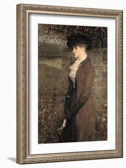 Falling Leaves-George Henry Boughton-Framed Giclee Print