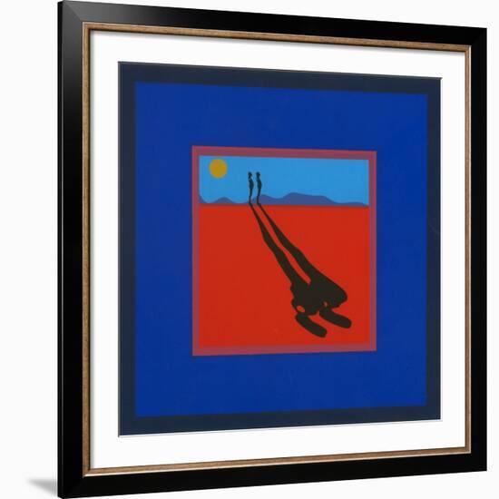 Falling Man-Ernest Trova-Framed Serigraph