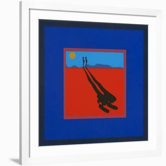 Falling Man-Ernest Trova-Framed Serigraph